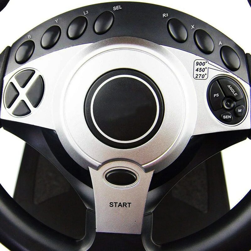 DATA FROG-Volante de carreras para PS4, controlador de juego para conducción de automóviles, mango de juego