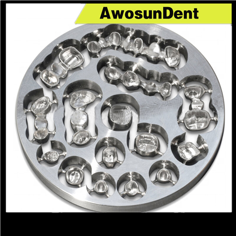 98*18mm cobalto cromo vuoto disco Cocr sistema CADCAM dentale disco di fresatura blocco metallico