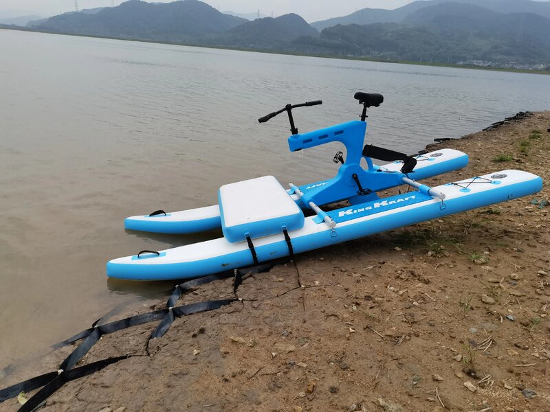 Bicicleta de agua de ciclo de mar, bicicleta de agua, pedal de barco, bicicleta de agua inflable