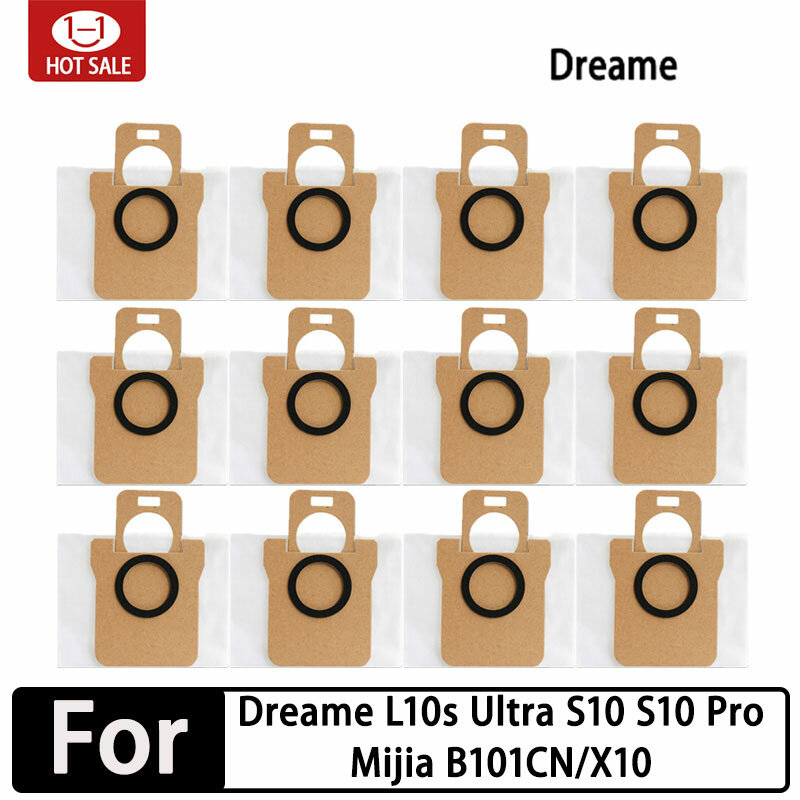 Bolsa de polvo Dreame L10s Ultra / S10 Pro, accesorios para Mijia Omni 1S B101CN Robot X10 +, piezas de bolsa de vacío de basura Robot