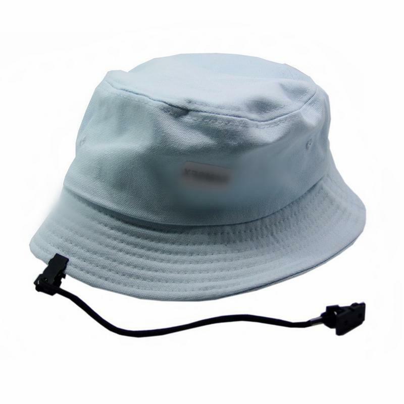 ที่ใส่กิ๊บติดหมวกหมวกตกปลาคลิปหนีบสายไนลอนสีดำและคลิปกันลมพลาสติก