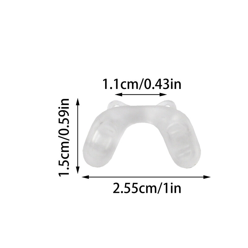 U Silikon verbunden siamesische Sattel brille weiche Nasen pads für den Einsatz auf Brille durchscheinen des rutsch festes Nasen polster