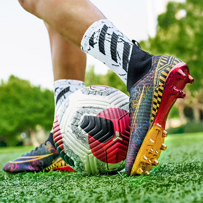 Botas de fútbol profesionales para hombre, zapatos de fútbol de talla grande para niño y adolescente, entrenadores ligeros Ag Tf, novedad de 2024