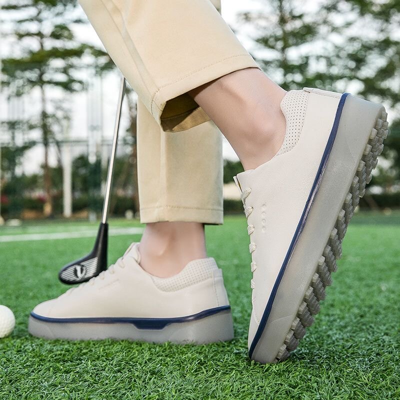 Zapatillas de entrenamiento de Golf para hombre y mujer, zapatos deportivos antideslizantes, color negro y azul, novedad de 2024