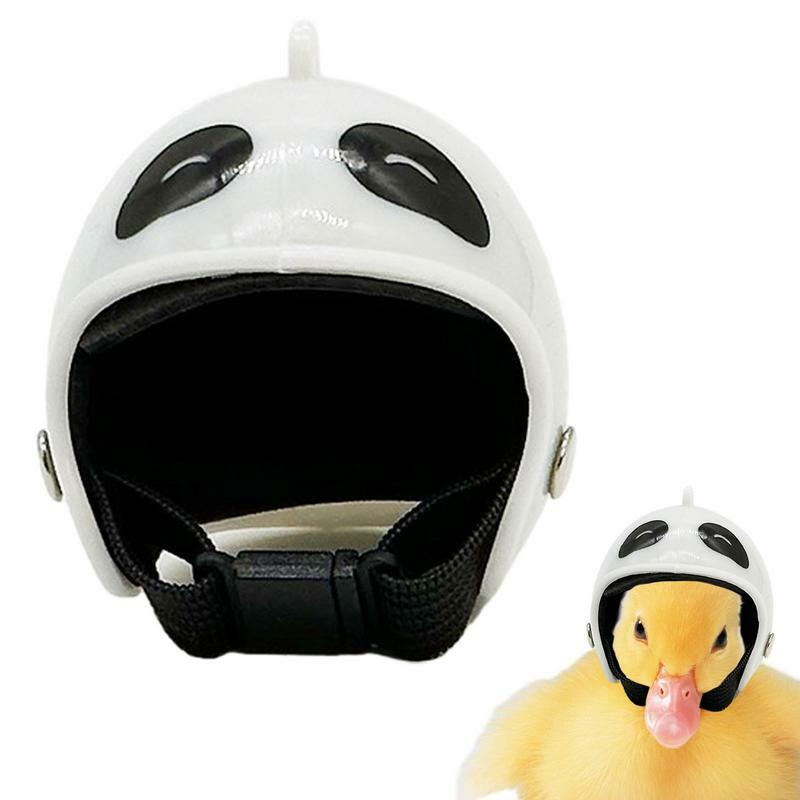 Mini Hen Bird Protect Hat, Ajustável, Pequeno Pet Hard Hat, Chapéus De Frango De Segurança Para Patos, Papagaios, Periquitos