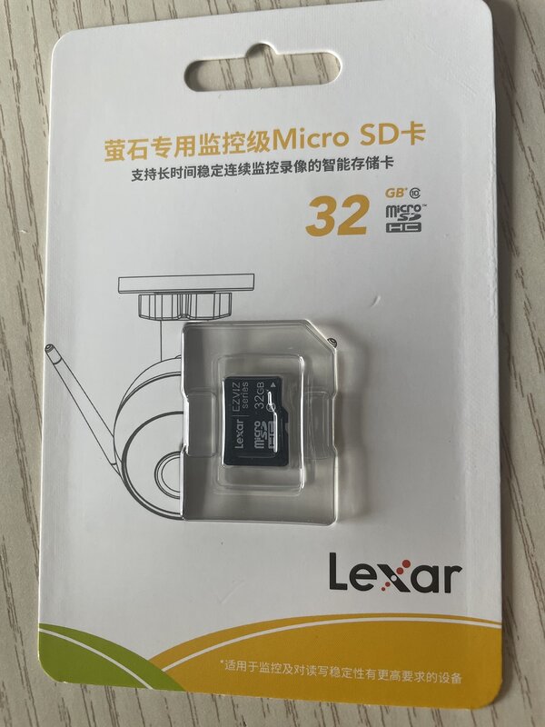 EZVIZ tarjeta Micro SD Clase 10 de 32GB, tarjeta TF para vigilancia, perfectamente diseñada para cámara HIK EZ