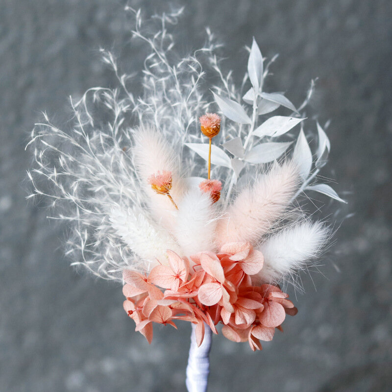 Groom Boutonnieres sposa Mini corpetto fiore artificiale spilla piante collare Pin fai da te artigianato casa decorazione della festa nuziale