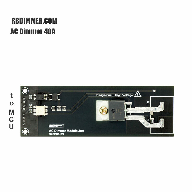 조광기 AC 모듈, 고부하 40A, 600V, 1 채널, 3.3V, 5V 로직