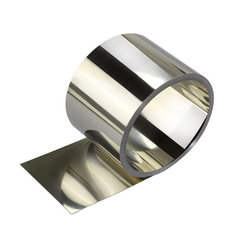 Bande d'aluminium en acier inoxydable 304, feuille de bonne qualité, plaque fine, largeur 10mm, 15mm, 20mm, 25mm, 30mm, 40mm, 50mm, épaisseur 0.1mm à 1mm, longueur 1 mètre