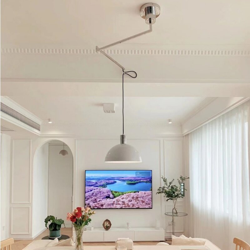 Nordic Minimalist Style Pendant Light Living Room Droplight Dining Table Hanging Lamp Decor Home Chandelier Appliances