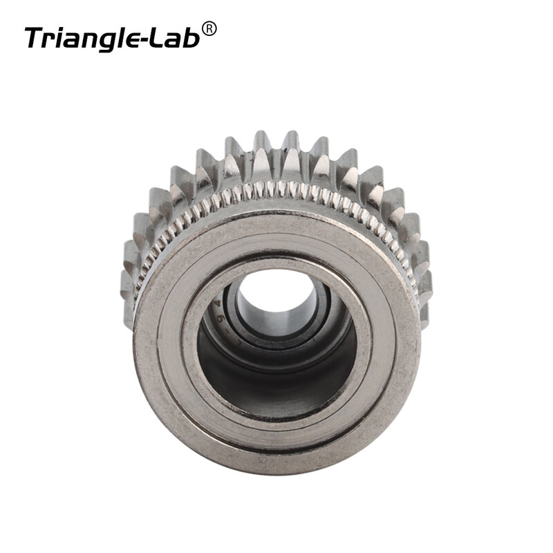 Trianglelab-すべての金属製フィラメントドライブギア,Creality,k1 max Deluxe gear,ニッケルメッキ,高硬度,k1C押出機,k1
