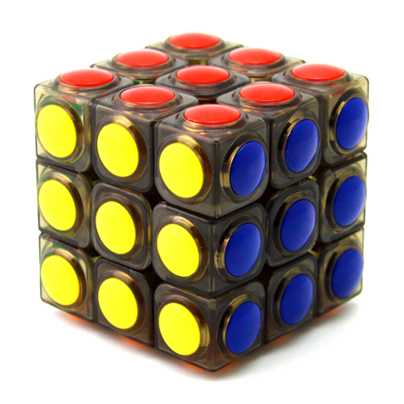 3X3X3 Transparante Dot Magic Cube 3X3 Professionele Neo Snelheid Puzzel Antistress Educatief Speelgoed Voor kinderen Magic Photo Cube