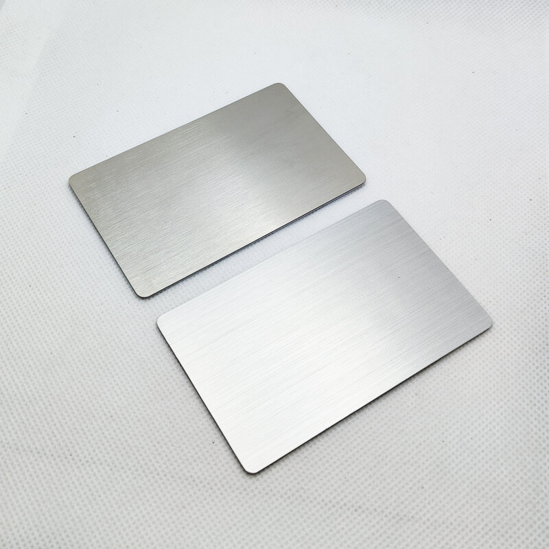 Chip híbrido NFC de Metal en blanco y PVC, identificación Social, Control de acceso, tarjeta de visita, 13,56 MHZ, 215, 15 unidades