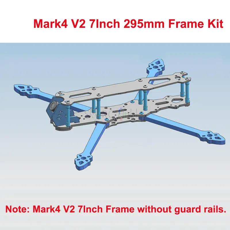 Mark4 v2 mark 4 8 Zoll 367mm 9 Zoll 387mm mit 6mm Arm / 10 Zoll 427mm mit 7,5mm Arm fpv Renn drohne Quadcopter Freestyle Frame Kit