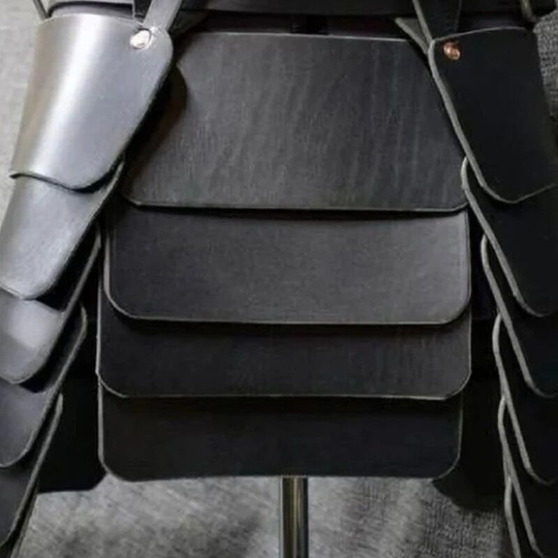 Cinturón medieval para mujer con cintura poliuretano con armadura pierna en capas para Halloween
