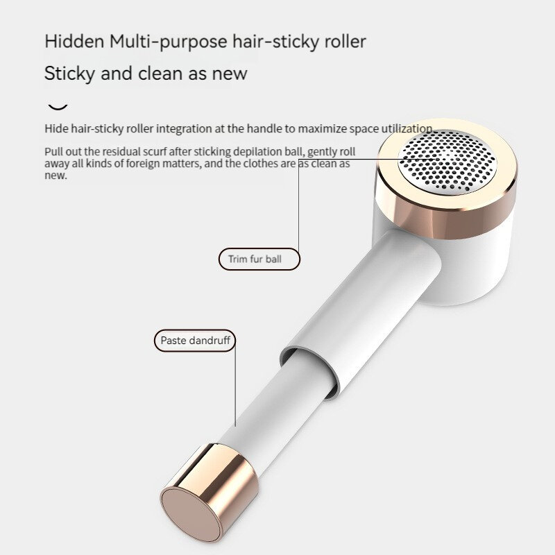 ECHOME средство для удаления катышков, бытовой триммер с шариками для волос, портативный USB Перезаряжаемый интеллектуальный цифровой дисплей для удаления волос с шариками