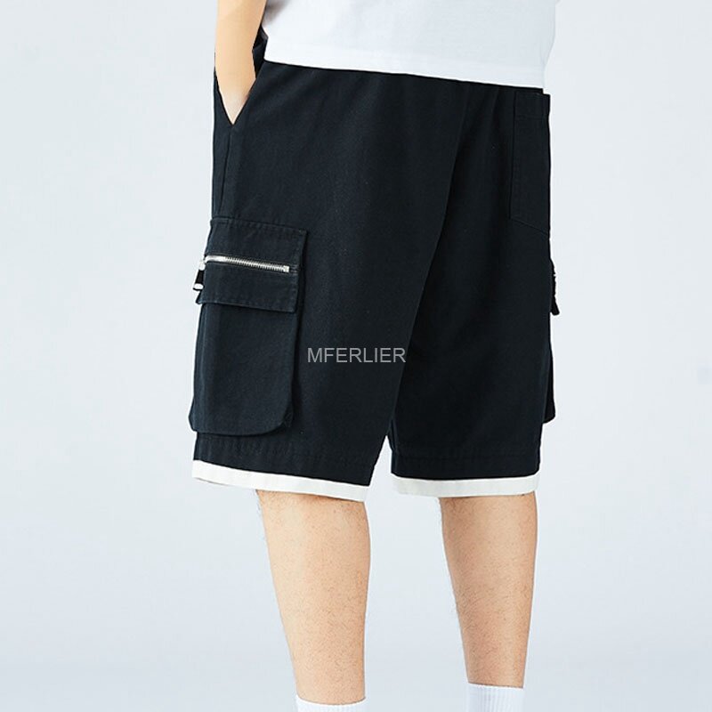 Мужские летние шорты, размеры до 6XL, обхват талии 130 см, 5XL