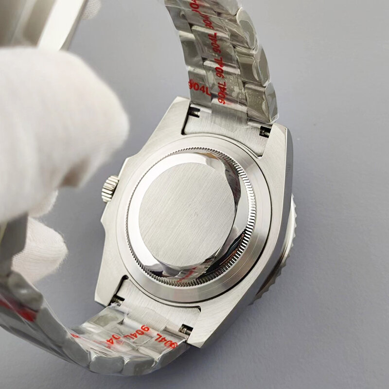 Montres-bracelets mécaniques en acier inoxydable pour homme, installation de montre à mouvement NH35, montre étanche, boîtier de luxe, 40mm