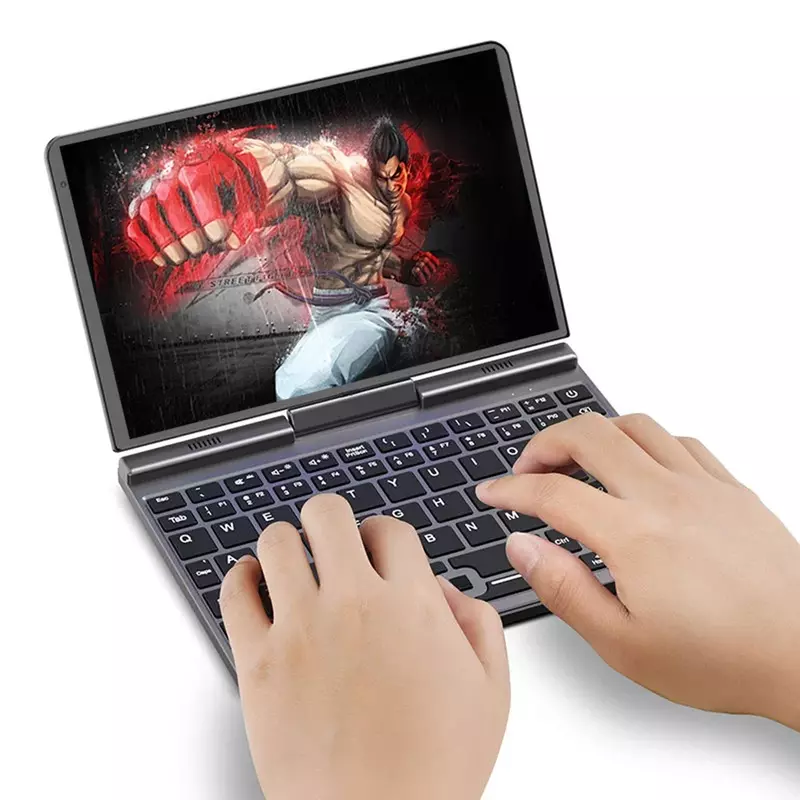 Greatium P8 laptop saku Mini layar sentuh Notebook Yoga 2 dalam 1 rotasi 360 Intel Alder N100 12GB DDR5 WiFi6 Netbook PC mikro