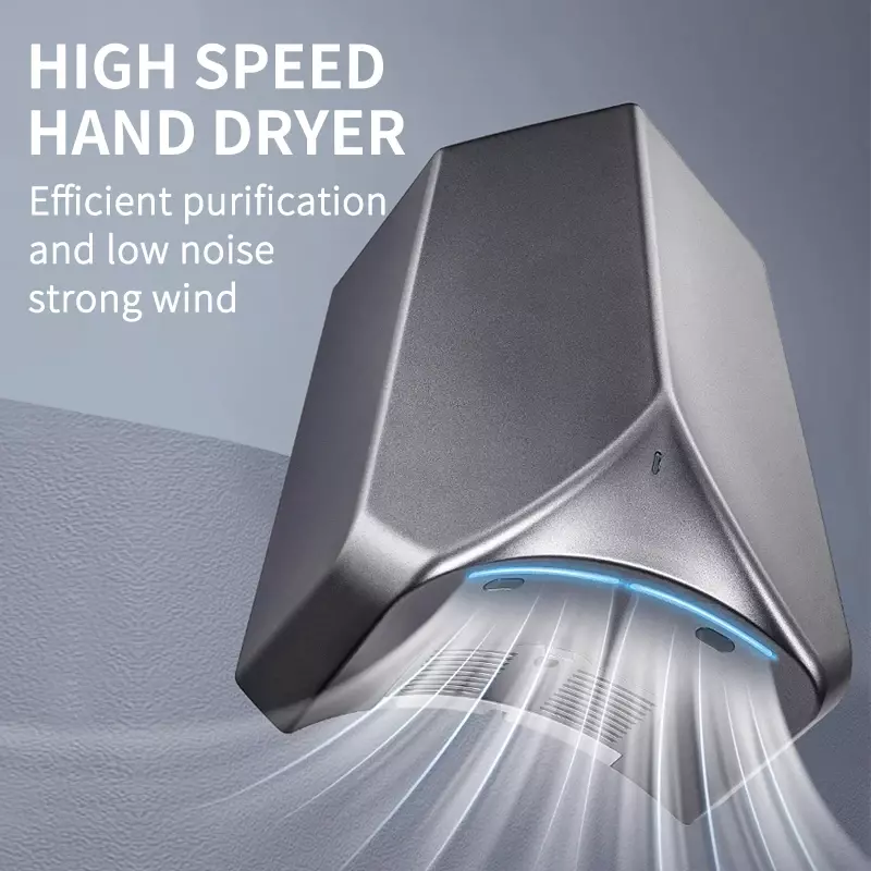 Automatic Jet Hand Dryer Induction Hot and Cold Infrared Sensor HEPA Filter High Power Hand Dryer Bathroom Hotel