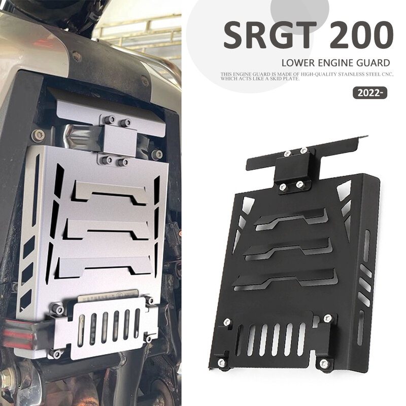 Moto inferiore protezione motore Bellypan per Aprilia SRGT200 SR GT 200 SRGT 200 2022 2023 sotto carenatura carenatura protezioni pancia
