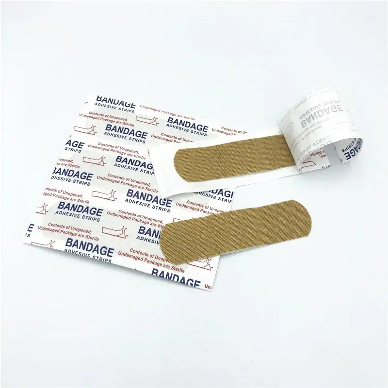 50 szt. Elastyczne bandaże hemostatyczne bandaż oddychający drobne rany ochrona stawów rodziny materiały pierwszej pomocy na świeżym powietrzu