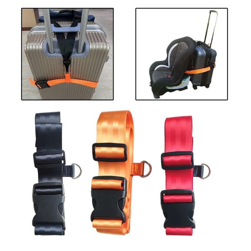 Luggage Strap Suitcase Belt for Travel Bag Travel Accessories with Quick Release Buckle for Travel Women Men Traveling Handbag