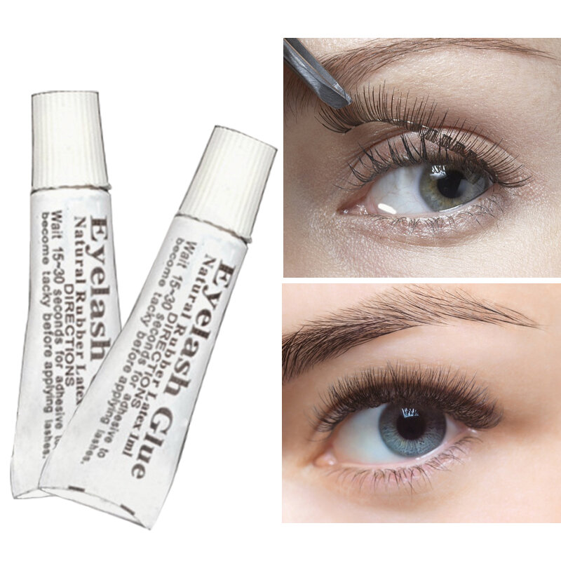 Lot False Eyelash Glue Transparent White Multifunctional Waterproof Long Lasting False Eyelash Accessories Cosmetic TSLM1