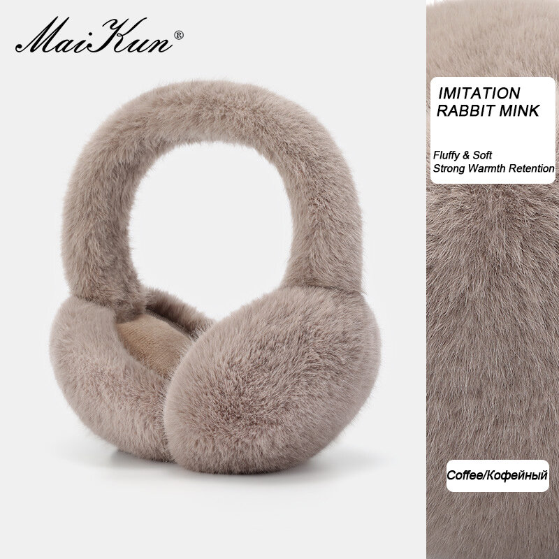 Maikun's New Thermal Earmuffs All-Match Autumn&Winter Cycling Thickened Ear Bags Imitation Rabbit Marten Ear Muffs