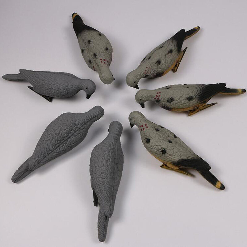Pigeon arbalète grise, cible oligfoam, pratique animale, pigeon 3D, flèche drôle, creux, facile à cibler