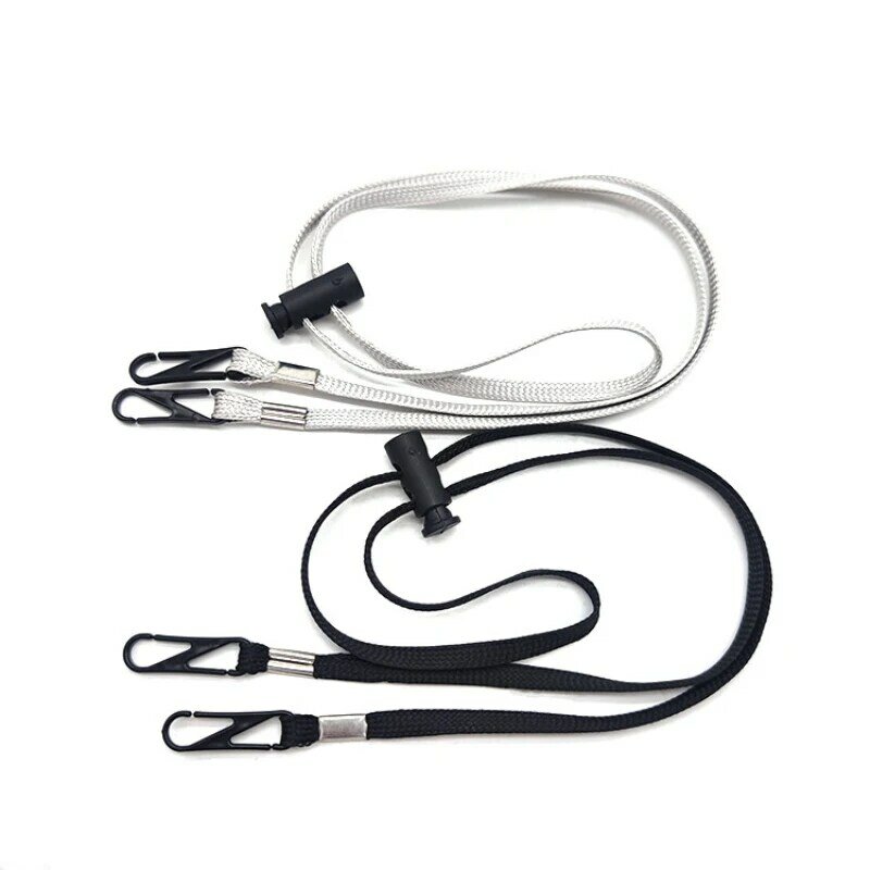 Anti-lost Hanging Lanyard para Máscara, Ear Hook Rope Chain, Face Holder, Ajustável, Traceless Estender, Fixação Anti-respiratória, 1-20Pcs