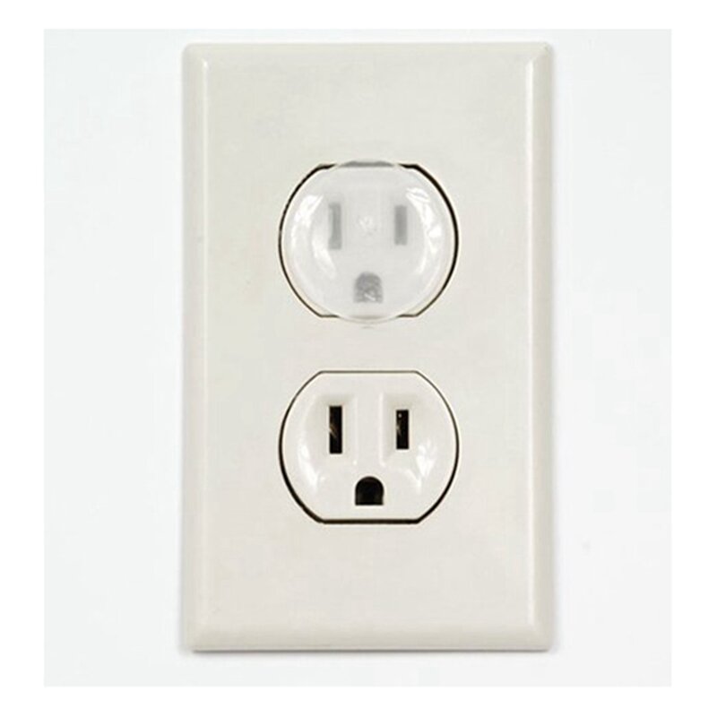 Outlet Plug Covers (96 Pack) Clear Child Proof Electrical Protector Safety Caps