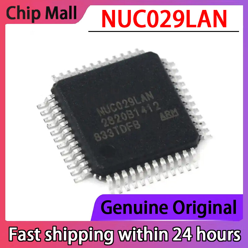 Chip de microcontrolador de 32 bits, 1 piezas, nuevo y Original, NUC029LAN, LQFP-48