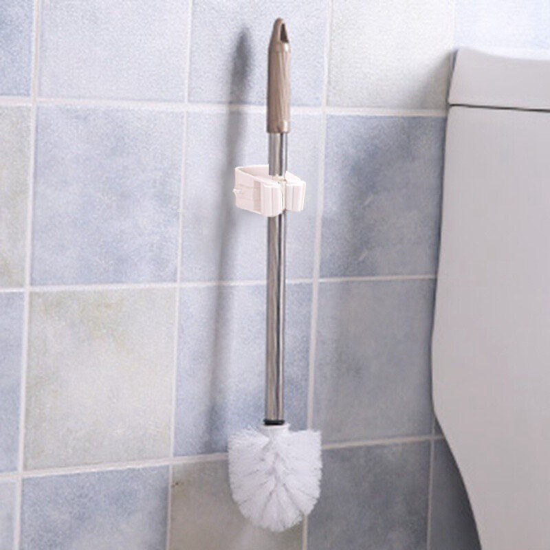 1x Multi-Purpose Hooks Self Adhesive Wall Mounted Mop Organizer Broom Holder Rack Hanger Hook For Kitchen Bathroom Hooks