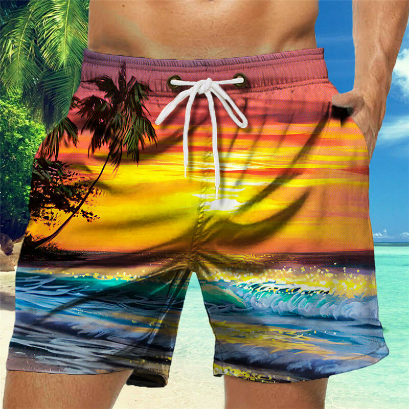 Hot Spring And Summer Beach New 2024 Shorts Men's Loose Short Gym Outdoor Jogging Casual Pants.