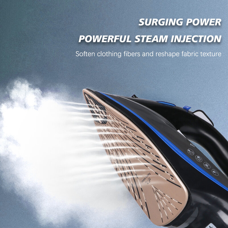 Ferro a vapor de pano oxphic 2600w ferro a vapor para a roupa gerador de vapor auto limpo vapor vapor de ferro