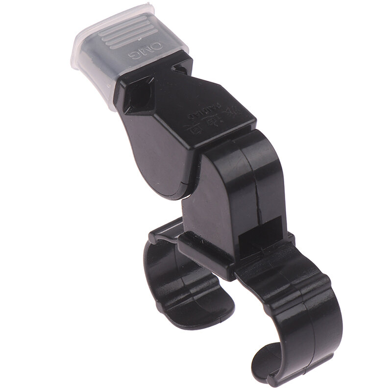 1 PC New Black Plastic Pealess Finger Grip Sports arbitro Whistle accessori per esterni