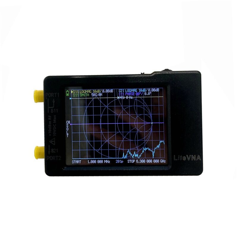 محلل شبكة جديد من LiteVNA يعمل بالأشعة فوق البنفسجية مزوّد ببطارية بسعة 6 جيجاهرتز وشاشة 2.8 بوصة وشاشة LCDHF VHF