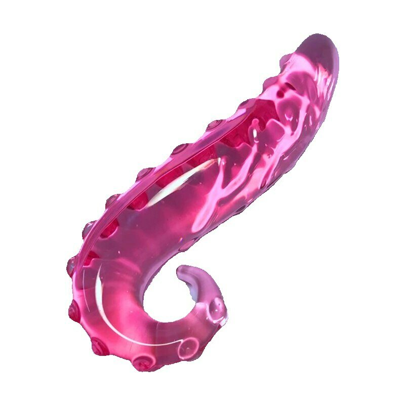 Dildo Pink Pyrex Glass Dildo Artificial Penis Crystal Fake Anal Plug Prostate Massager Masturbate Sex Toys For Gay Women Men