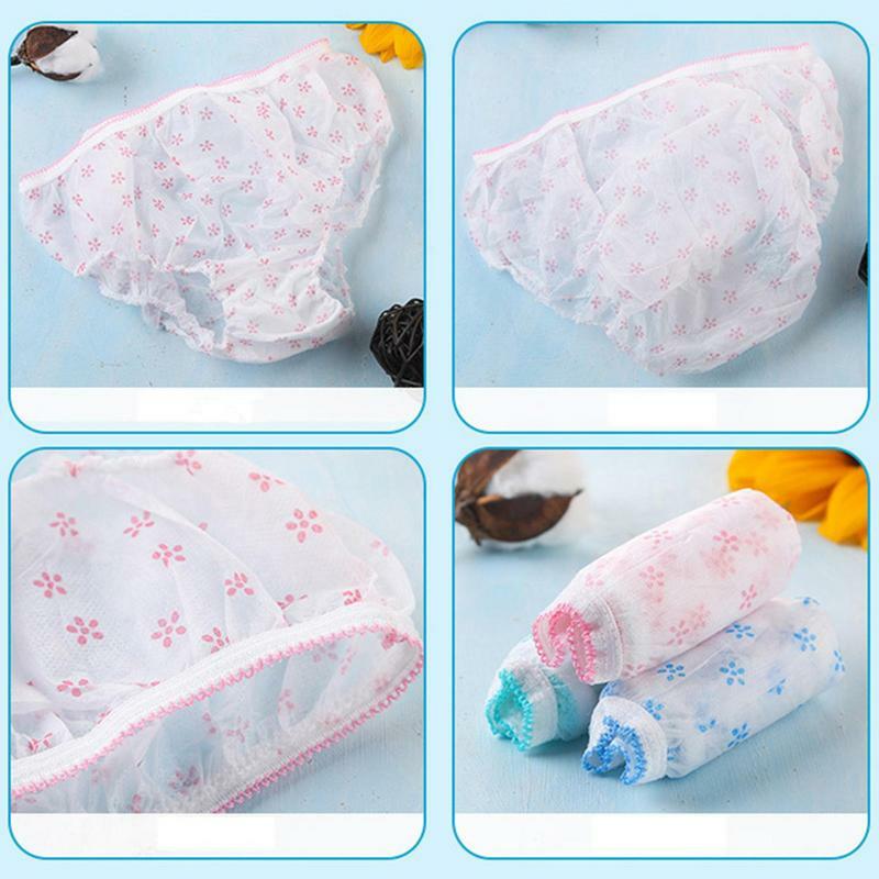 7PCS/Set Adult Disposable Underwear Large Size Cotton High Absorbency Diapers Maternal Pregnant Woman Postpartum Essentials