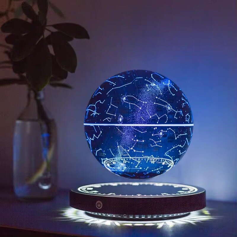 Lâmpada de levitação magnética para decoração de sala de estar Lâmpada levitando novidade Luz flutuante Luxo, moderno, luxo, presente
