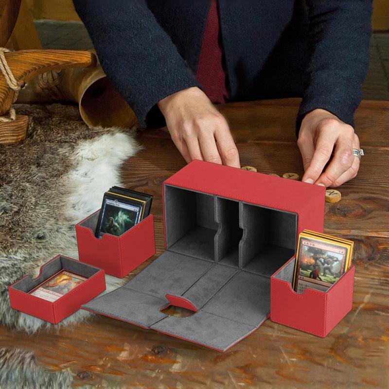 Органайзер для хранения карт, коробка для карточек Magic TCG, портативный чехол для карт, большой чехол-органайзер с отделениями, игровая коробка для коллекционных предметов