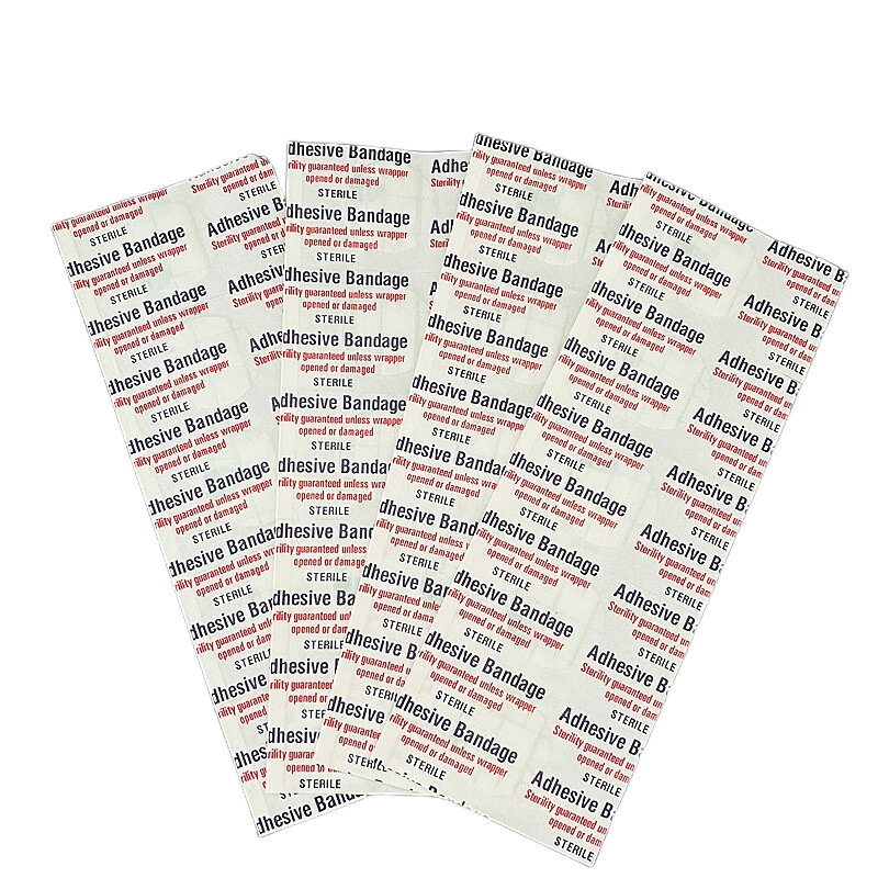 50pcs/set Round Shape Band Aid Transparent/non-transparent Wound Plasters Vaccination Hemostasis Patch Adhesive Bandages Strips