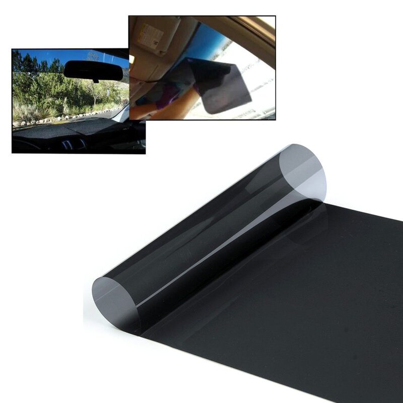 150x20cm Car Windshield Sun Visor Strip Tint Film Front Glass Anti-UV Sun Shade Window Film Decal Car UV Protector Foils Stickes