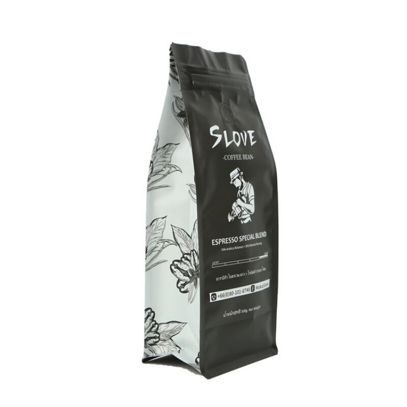 Индивидуальный продукт, влагонепроницаемый пакет на молнии с застежкой-молнией, пакет из фольги 12 унций с ластовицей, OEM сумки для кафе, промышленный кофе на заказ