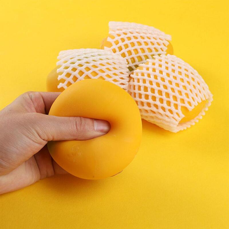 Simulation Mango Squeeze Toy Soft Stress Relief Decompression Toy Antistress Ball