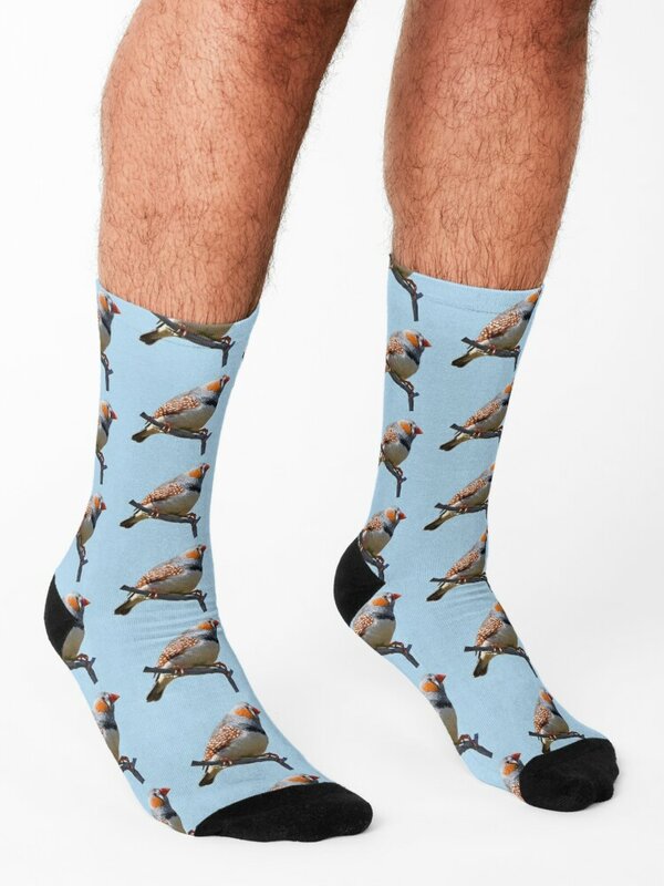 Zebra Finch 3 Socks Men's Thermal man winter Men's Socks Luxury Women's