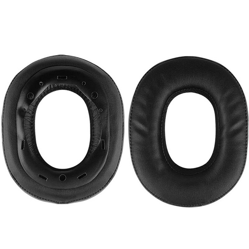 เปลี่ยนหูคู่1คู่หรือซิป Cushion สำหรับหูฟังสำหรับ Sony MDR-HW700 HW700DS หูฟัง Earmuffs สีดำ