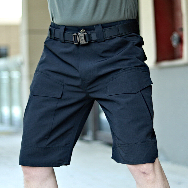 Short Dulshorts multi-poches pour hommes, pantalon des forces spéciales militaires résistant à l'usure à cinq points, short d'été imperméable et respirant