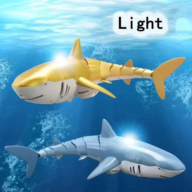 Śmieszne zdalnie sterowane zabawkowy rekin zabawki elektryczne do wanny zwierząt dla dzieci chłopców dzieci fajne rzeczy rekiny podwodne